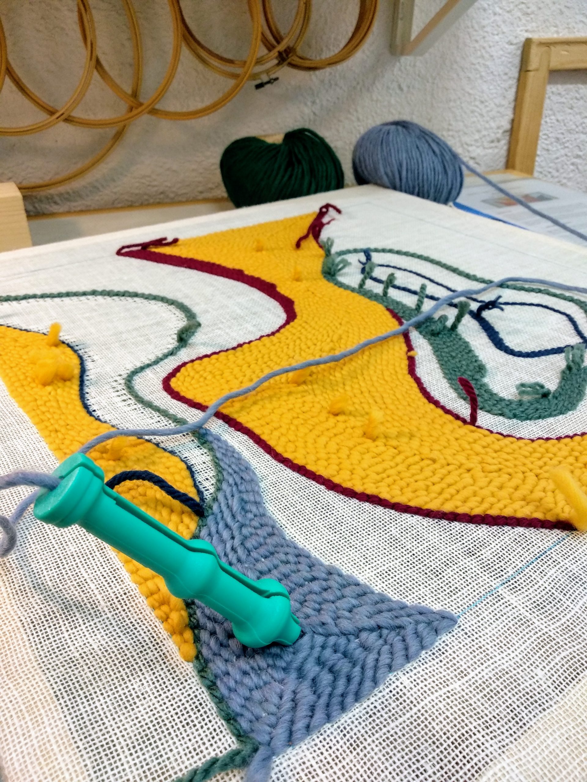 Taller de punch needle en Madrid