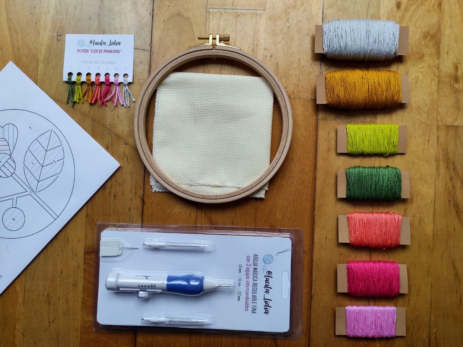 Kit_mini_punchneedle_flor (2) Kit punch needle mini