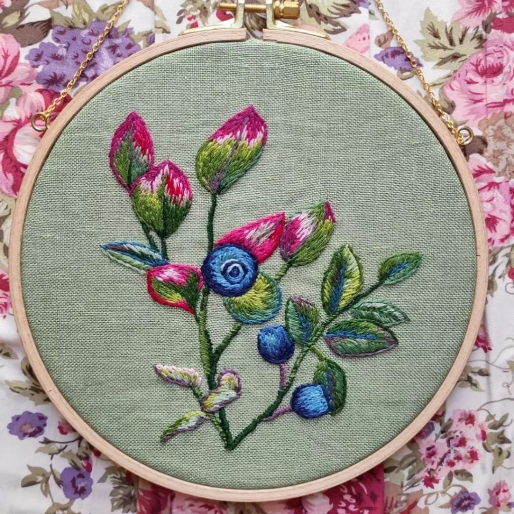 Needle painting